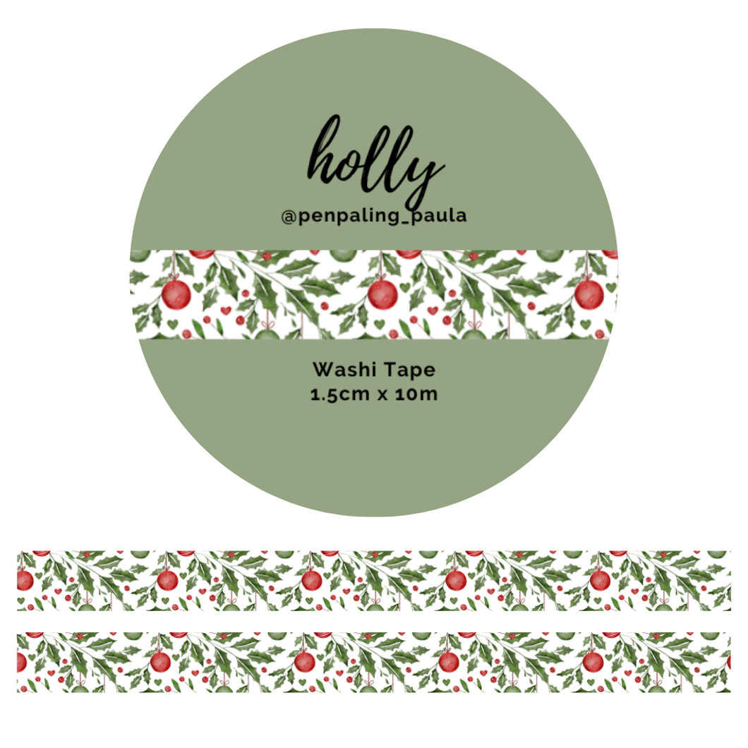 Holly - Washi Tape