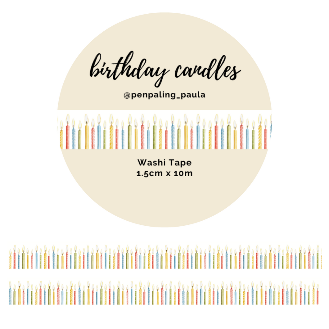 Birthday Candles - Washi Tape