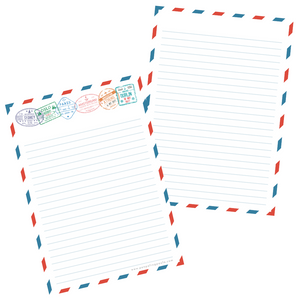 Passport Stamps - Letter Pad
