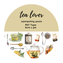 Load image into Gallery viewer, Tea Lover - PET Tape PRE-CUT
