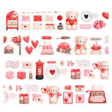 Load image into Gallery viewer, Valentine&#39;s Mail - PET Tape PRE-CUT
