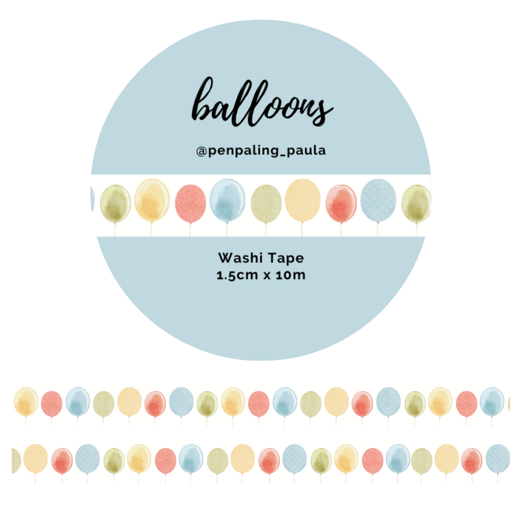 Balloons - Washi Tape