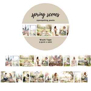 Spring Scenes - Washi Tape 25mm