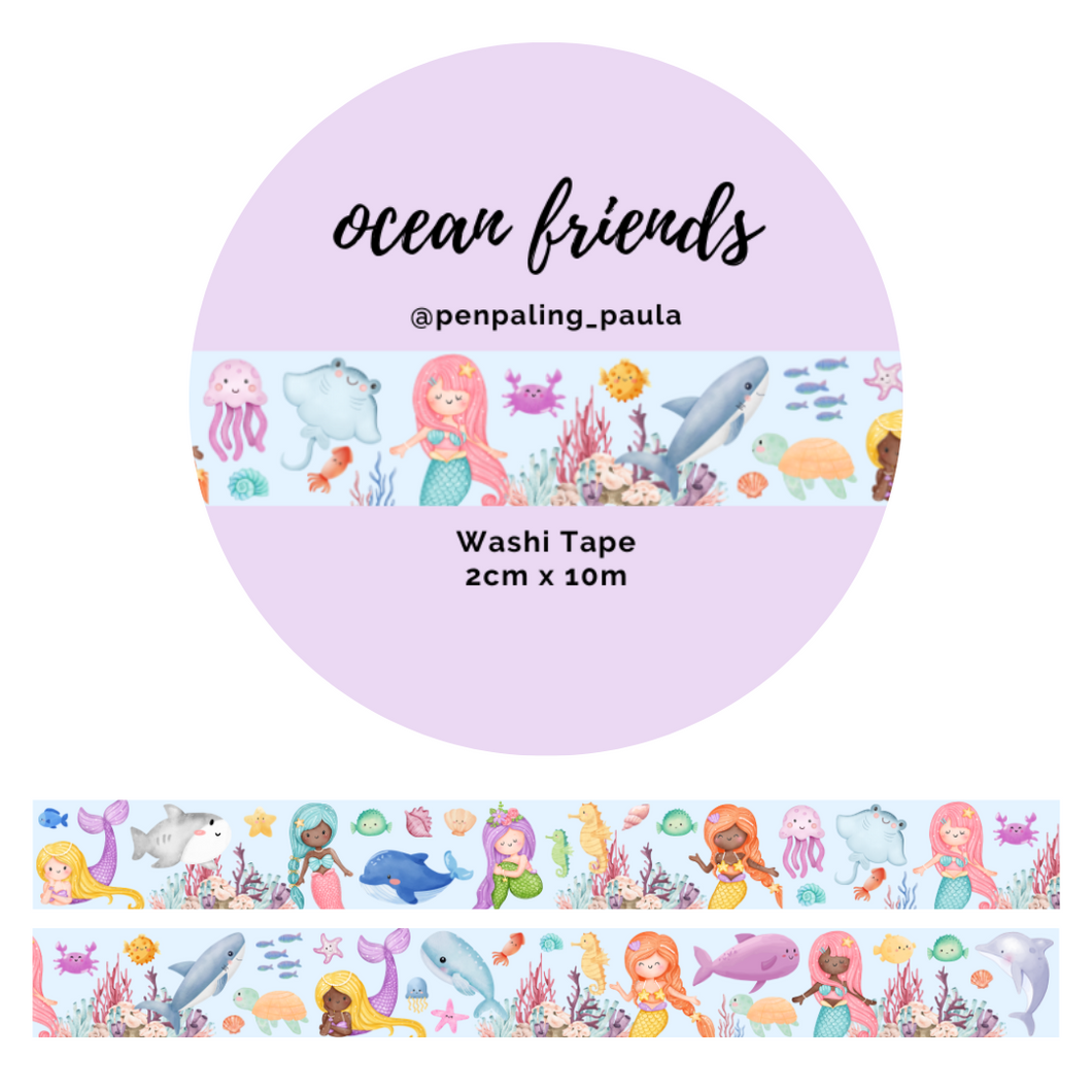 Ocean Friends - Washi Tape