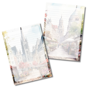Flower Market - Letter Pad
