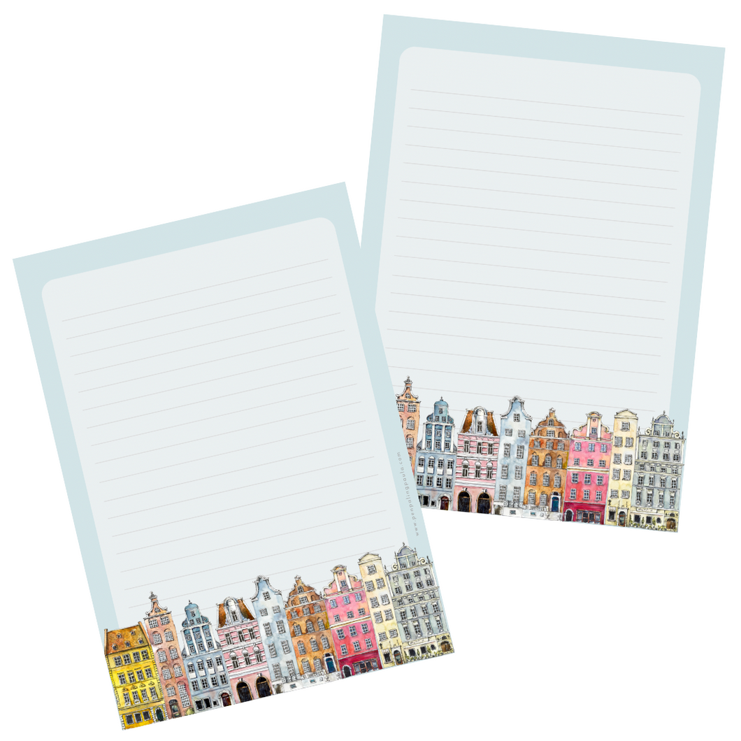 Amsterdam Houses - Letter Pad