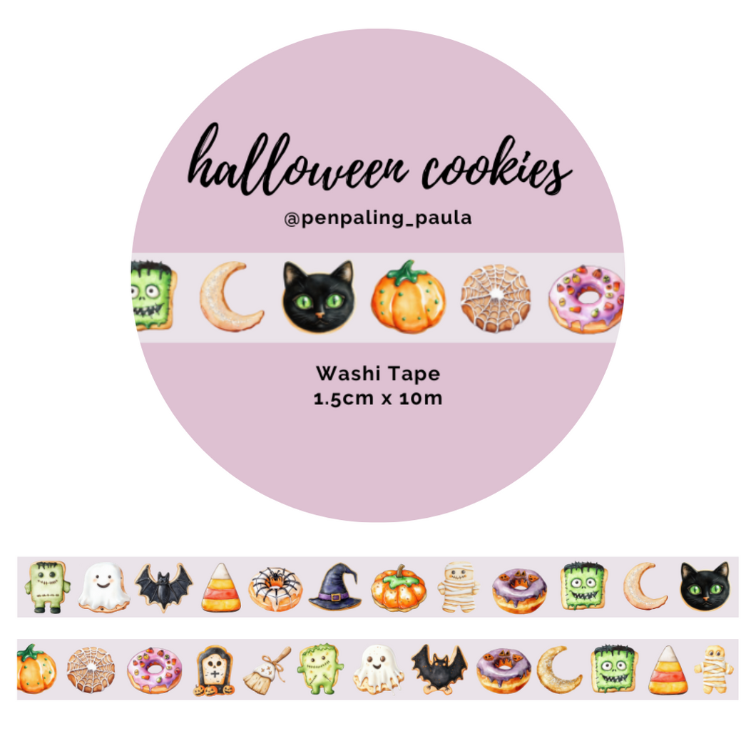 Halloween Cookies - Washi Tape