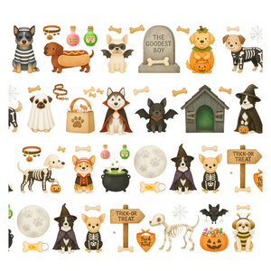 Happy Howl-o-ween - PET Tape PRE-CUT