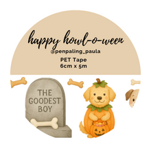 Lade das Bild in den Galerie-Viewer, Happy Howl-o-ween - PET Tape PRE-CUT
