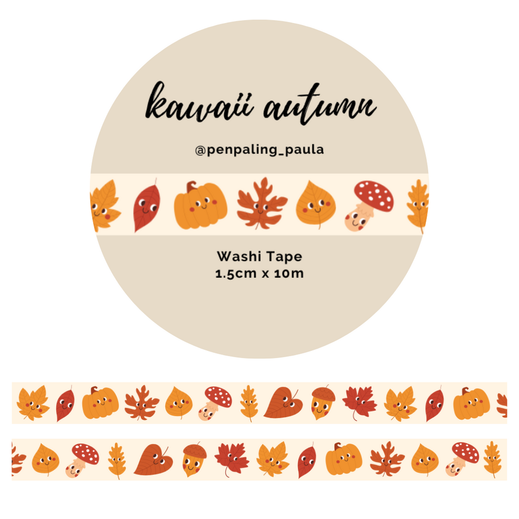 Kawaii Autumn - Washi Tape