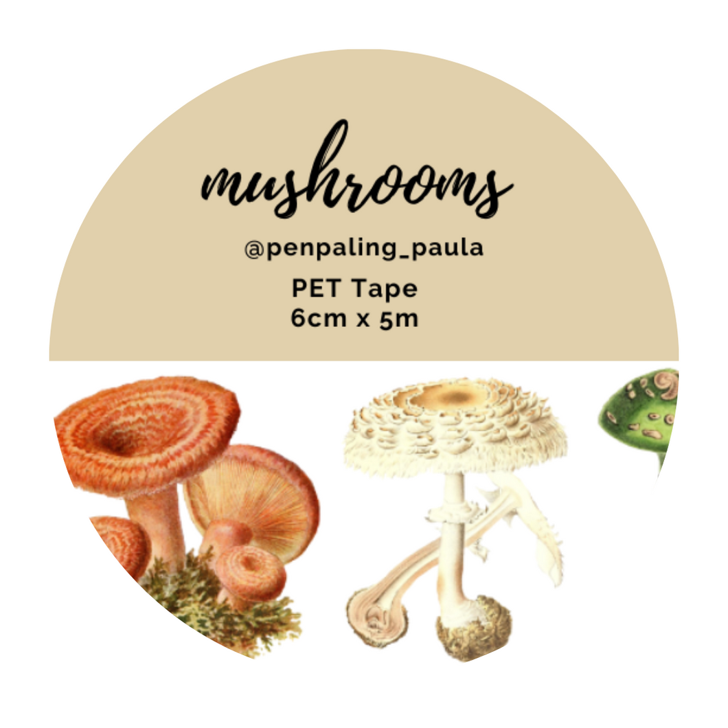 Mushrooms - PET Tape PRE-CUT