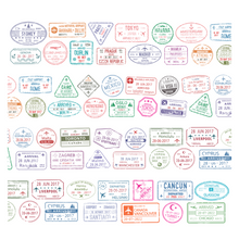 Lade das Bild in den Galerie-Viewer, Passport Stamps - PET Tape PRE-CUT

