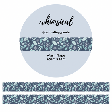 Printable Washi Tape PNG Image, Aesthetic Washi Tape In Blue And