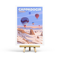 Cappadocia - Retro Travel Postcard