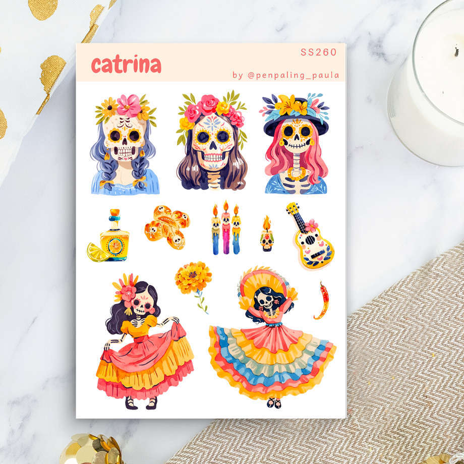 Catrina - Sticker Sheet