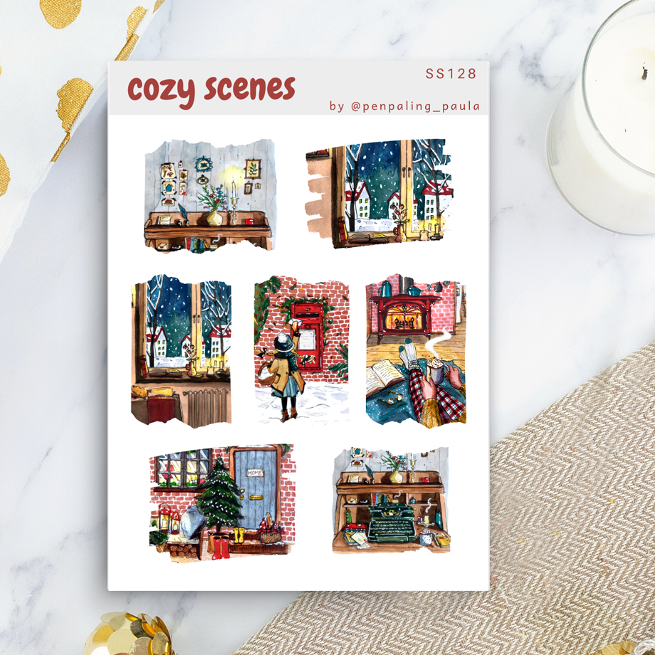 Cozy Scenes - Sticker Sheet