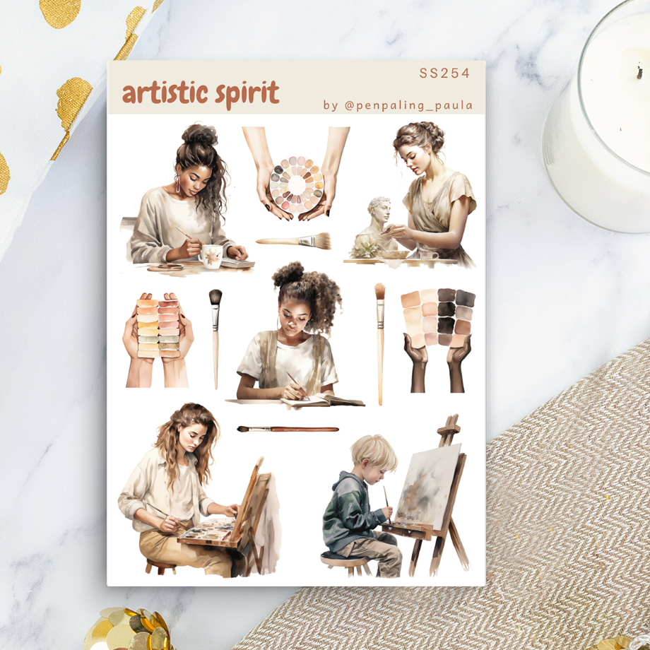 Artistic Spirit - Sticker Sheet