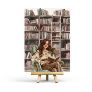 Cozy Reading - Postcard