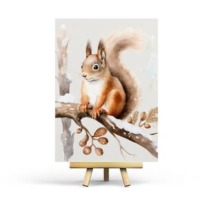 Eichhörnchen - Postkarte