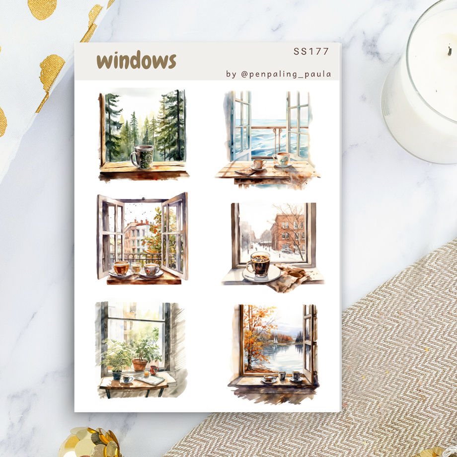 Windows - Sticker Sheet – @penpaling_paula