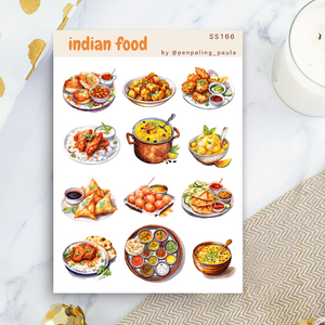 Indian Chef Sticker Indian Food - Sticker Sheet – @penpaling_paula