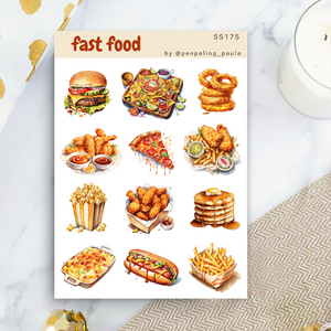 Fast Food - Sticker Sheet