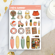 Retro Summer - Sticker Sheet