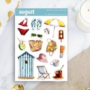 August - Sticker Sheet