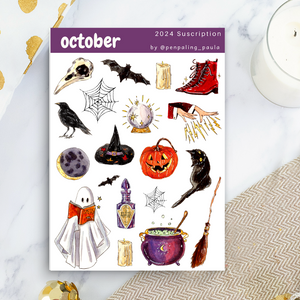 October - Sticker Sheet