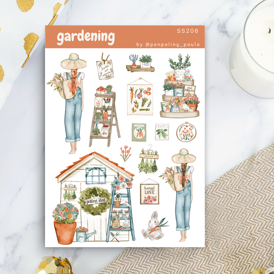 Gardening - Sticker Sheet