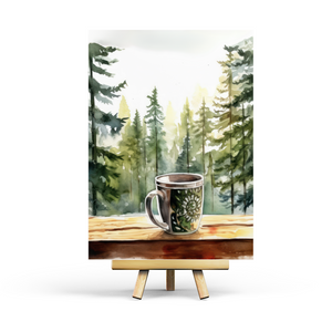 Coffee & Nature - Postcard