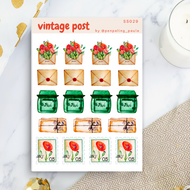Vintage Post - Sticker Sheet