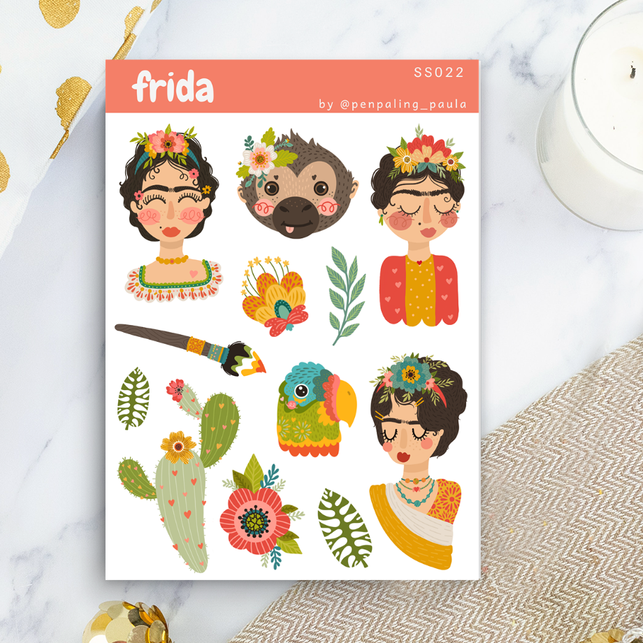 Frida - Stickerbogen