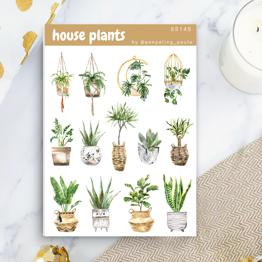 house plant stickers House Plants