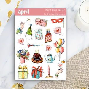 April - Sticker Sheet