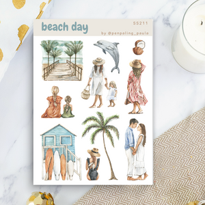 Beach Day - Sticker Sheet