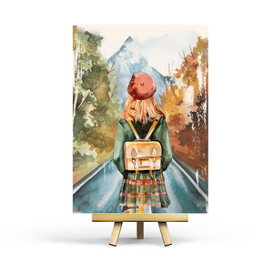 Autumn Roads - Postcard