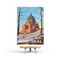 Montreal - Retro Travel Postcard