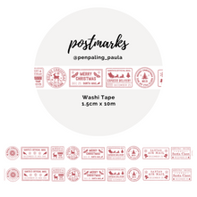 Load image into Gallery viewer, Christmas Postmarks - Washi Tape
