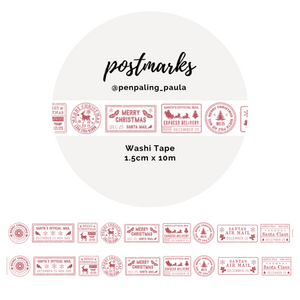 Christmas Postmarks - Washi Tape