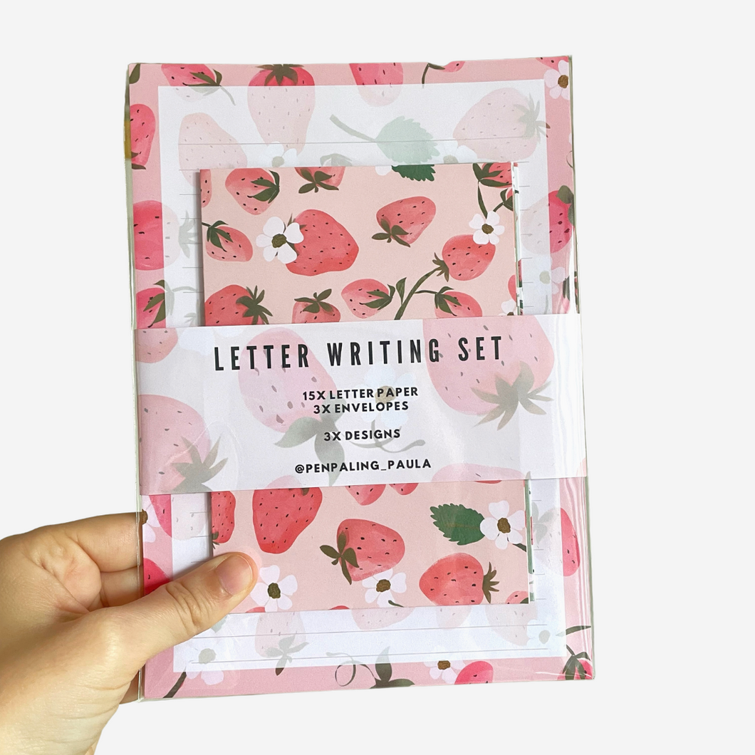 Strawberries - Letter Writing Set
