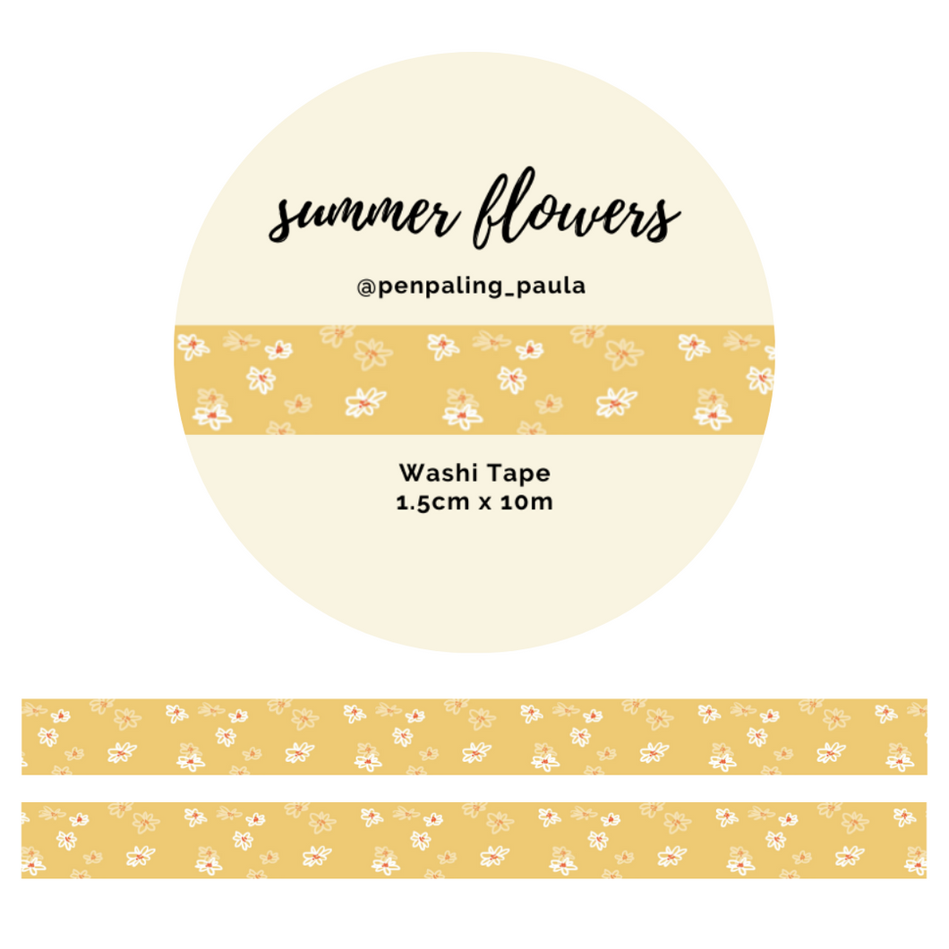 Sommerblumen - Washi Tape
