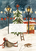 Lade das Bild in den Galerie-Viewer, Weihnachtsbaum-Briefpapier zum Ausdrucken
