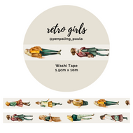 Retro Girls - Washi Tape
