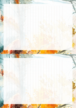 Load image into Gallery viewer, Autumn III Printable Stationery
