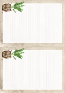 Zimmerpflanzen Druckbares Briefpapier