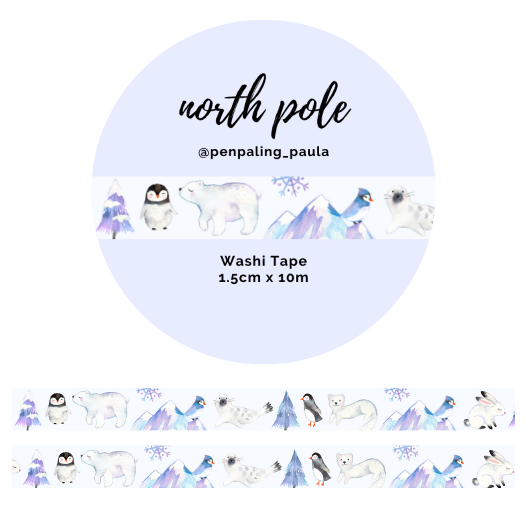 North Pole - Washi Tape