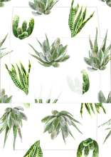 Load image into Gallery viewer, Succulents Printable Stationery
