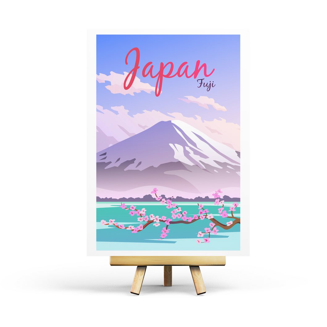 Japan - Retro Travel Postcard