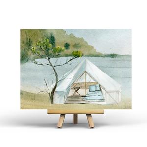 Camping - Postcard